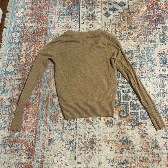 Jcrew 100% cashmere camel cardigan - Picture 4 of 6